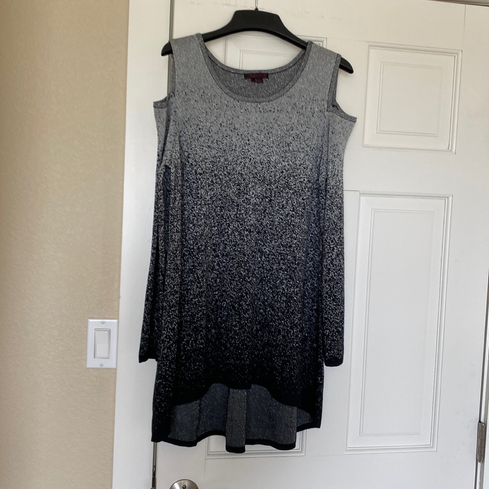Fontana cold shoulder sparkly sweater size Large